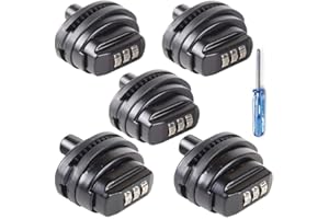 Stanz (TM) 5PCS 3 Digit Combination Gun Lock Fits Rifles Shotguns Pistols Handguns Trigger Lock Set Your Own Combination