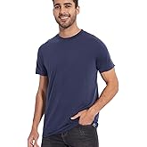 MERINNOVATION Mens Merino Wool T-Shirt - Men Merino Wool Shirt Lightweight Wicking Base Layer Undershirt for Hiking Travel