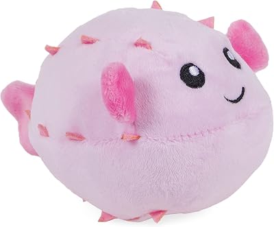 Petface Planet Pippa Puffa Fish Plush Toy for Dogs Eco Friendly