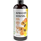 Apricot Kernel Oil - 100% Pure And Natural - Cold Pressed Carrier Apricot Oil Organic for Essential Oils Mixing Natural Skin