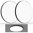 SUPERDANNY Flush Mount Ceiling Light - 30W, 12" Round Flat LED Fixture, 5000K Daylight White, 3000LM - Modern Panel Lamp for Bathroom, Kitchen, Bedroom, Hallway (2 Pack)