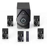 Bobtot Wireless Rear Home Theater, 6.5" Subwoofer Surround Sound System | 800 Watts Peak Power 5.1/2.1 Channel Surround Sound Systems with ARC Optical Bluetooth Input