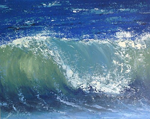 8*10 marine art ,oil painting, seascape, ocean oil painting, seascape painting, ocean wave oil painting