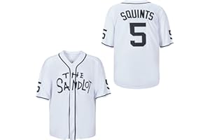 LUQIAOMAOYI Youth Sandlot #5 Michael Squints Fashion Kids Movie Baseball Jersey Stitched