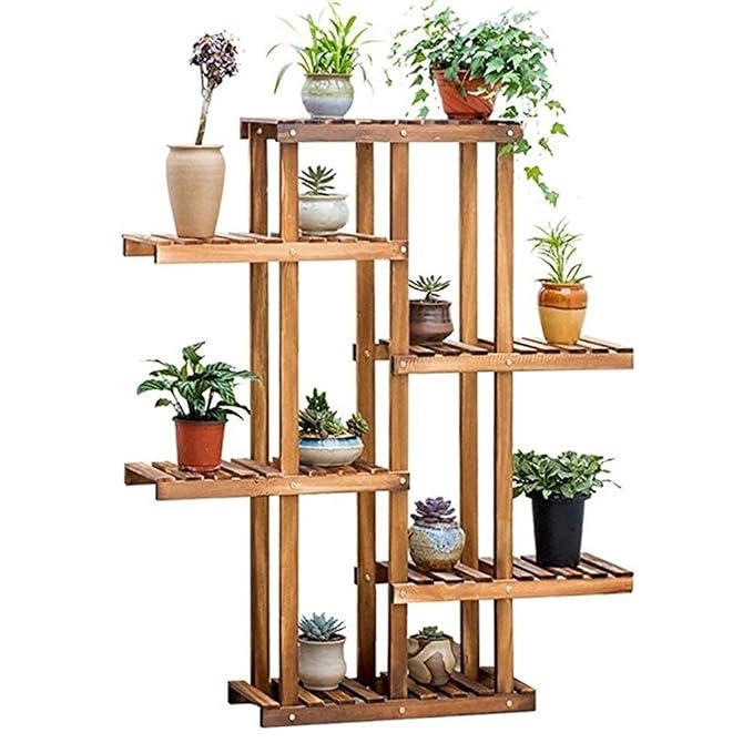 ZRL77y Soporte De Flores Macizo De Madera Maciza Aterrizaje ...