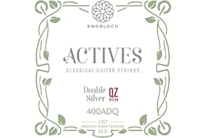 KNOBLOCH STRINGS THE ART OF VIBRATION 400ADQ - ACTIVES Double Silver QZ Nylon Medium-High Tension 34.0