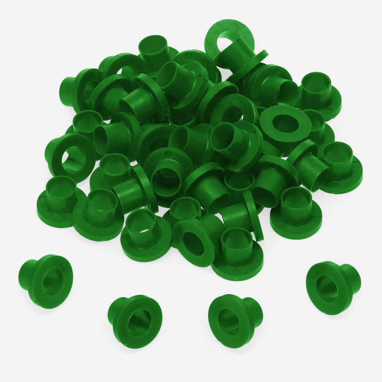Danmar 50 Pack Nylon Tension Rod Washers - Green