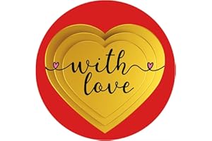 UORYBWANAI Valentine's Day Stickers 60PCS Happy Valentine's Day Stickers Valentines Stickers,2Inch Valentines Day Tag Stickers,Valentines Day Gift Stickers Valentine Label Stickers for Wraping