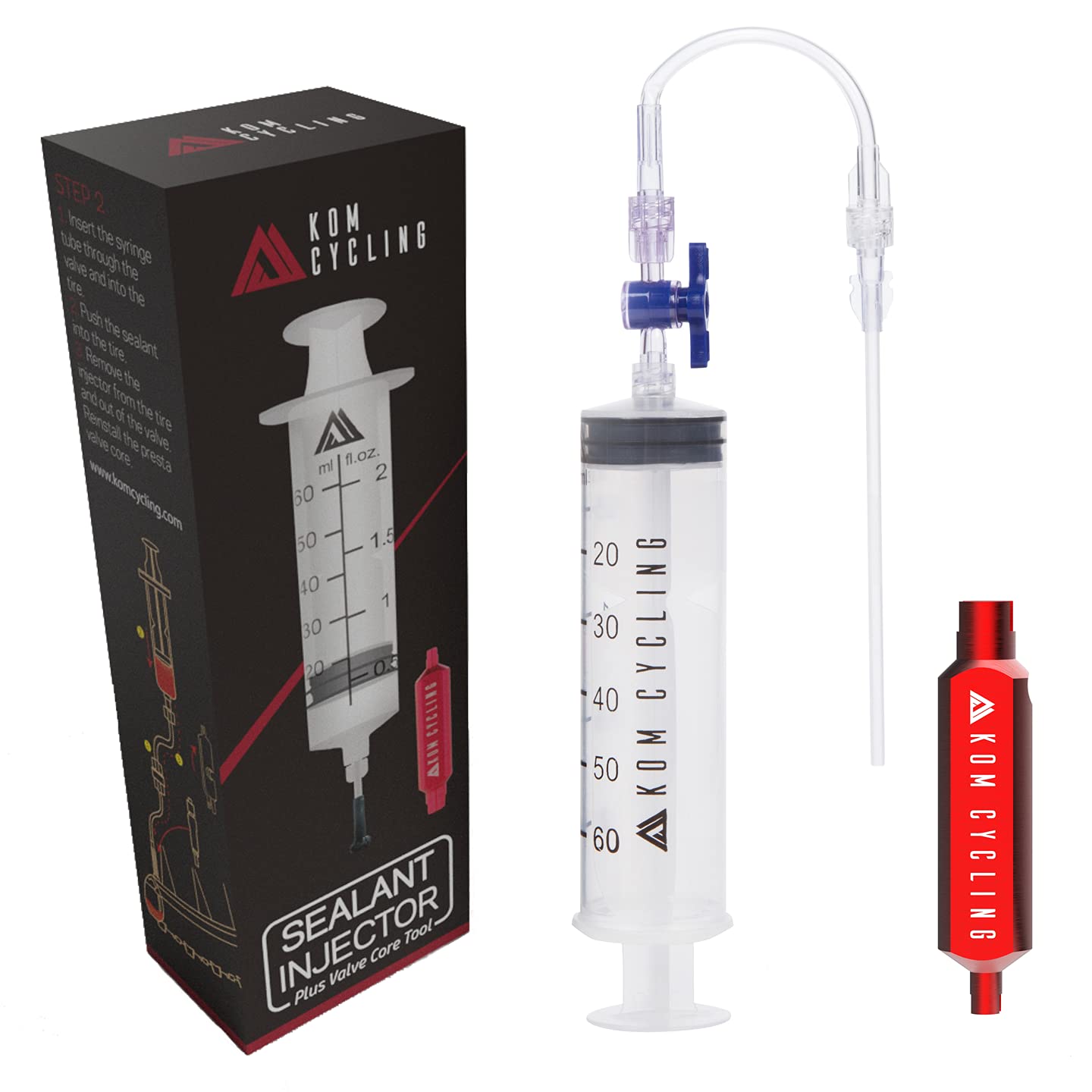 Tubeless Sealant Injector (Injector + Aluminum Tool)