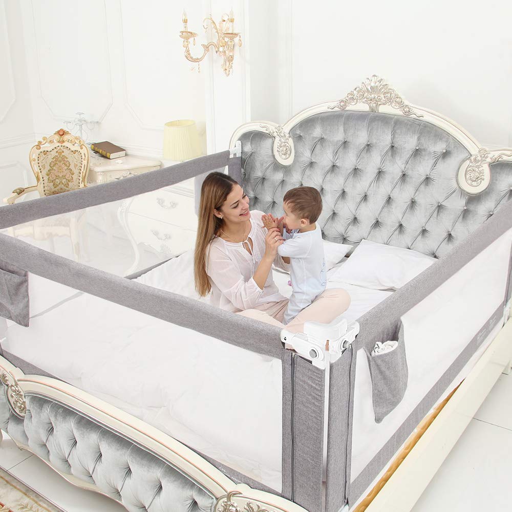 bed with baby bed built in
