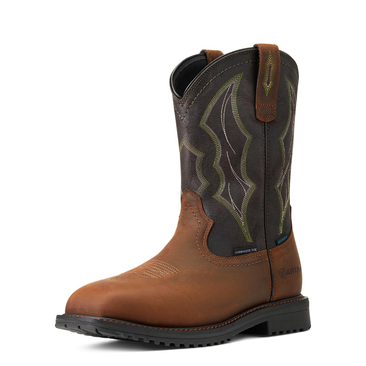 Ariat Turbo 8 Waterproof Carbon Work Boot in Brown for Men