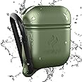 Catalyst Waterproof Case for AirPods 2nd Generation and AirPods 1st Generation - Wireless and USB-C Charging High Drop Protection AirPod Gen 2 and Gen 1 Case with Carabiner, One Piece Design