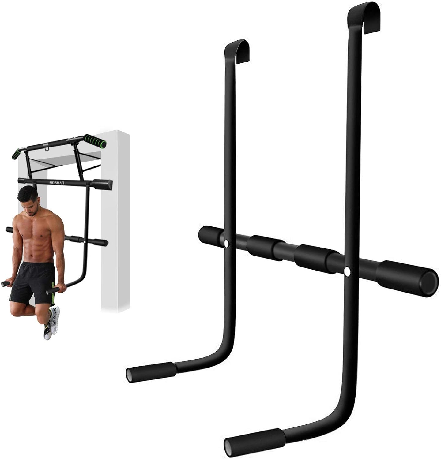 ROSRAN Pull Up Dip Station Dip Bar Pullup and Dip Bar Home