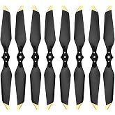Tosiicop Propeller for DJI Mavic Pro Platinum 4 Pairs Replacement Prop Blades Propellers Drones Accessories Low Noise Quick Release 8331F Wings for DJI Mavic Pro Mavic Pro Platinum Gold Tips