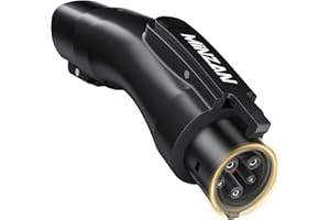 Tesla to J1772 Adapter-48Amp 250V NACS to J1772 Converter with Safety Lock & IP65 Waterproof,Compatible with Tesla Wall Conne