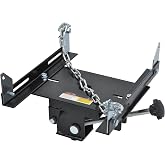 1100 lbs/0.5 T Transmission Jack Adapter for All Vehicles | Loading Gearbox Removal Adaptor for Hydraulic Floor Jack Conversion with 1-1/5&rdquo; Removable Saddle Shaft
