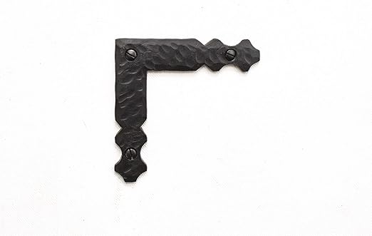 3 5 Hand Forged Spear L Corner Bracket Brace For Barn Doors