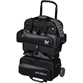 Strikeforce Konvoy 4-Ball Roller Bowling Bag Black/Carbon