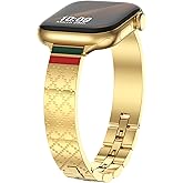 WINGLE Slim Watch Bands for Apple Watch Band Women 38mm 40mm 41mm 42mm 44mm 45mm 46mm Series 11 10 SE 3/2/1 Jewelry Dressy Bracelet Thin Metal Strap Designer Luxury Bangle for iWatch 9/8/7/6/5/4/3/2/1