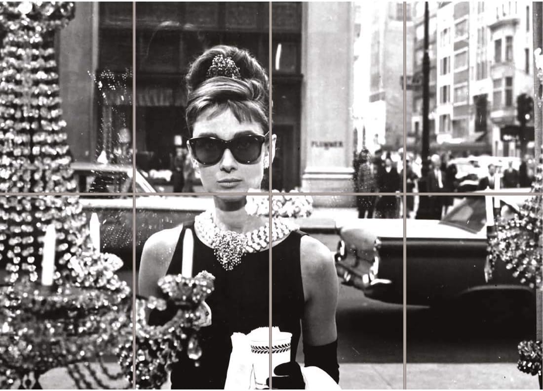 Audrey Hepburn Breakfast At Tiffanys Giant Art Poster Print Wa462 Sunglasses Amazon De Kuche Haushalt