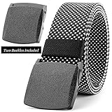 JASGOOD Nylon Belt Outdoor Hiking Belt Unisex Belt Tactical Gun Belt Police Duty Belt with Standby Plastic Nickel Free Buckle Up to 48