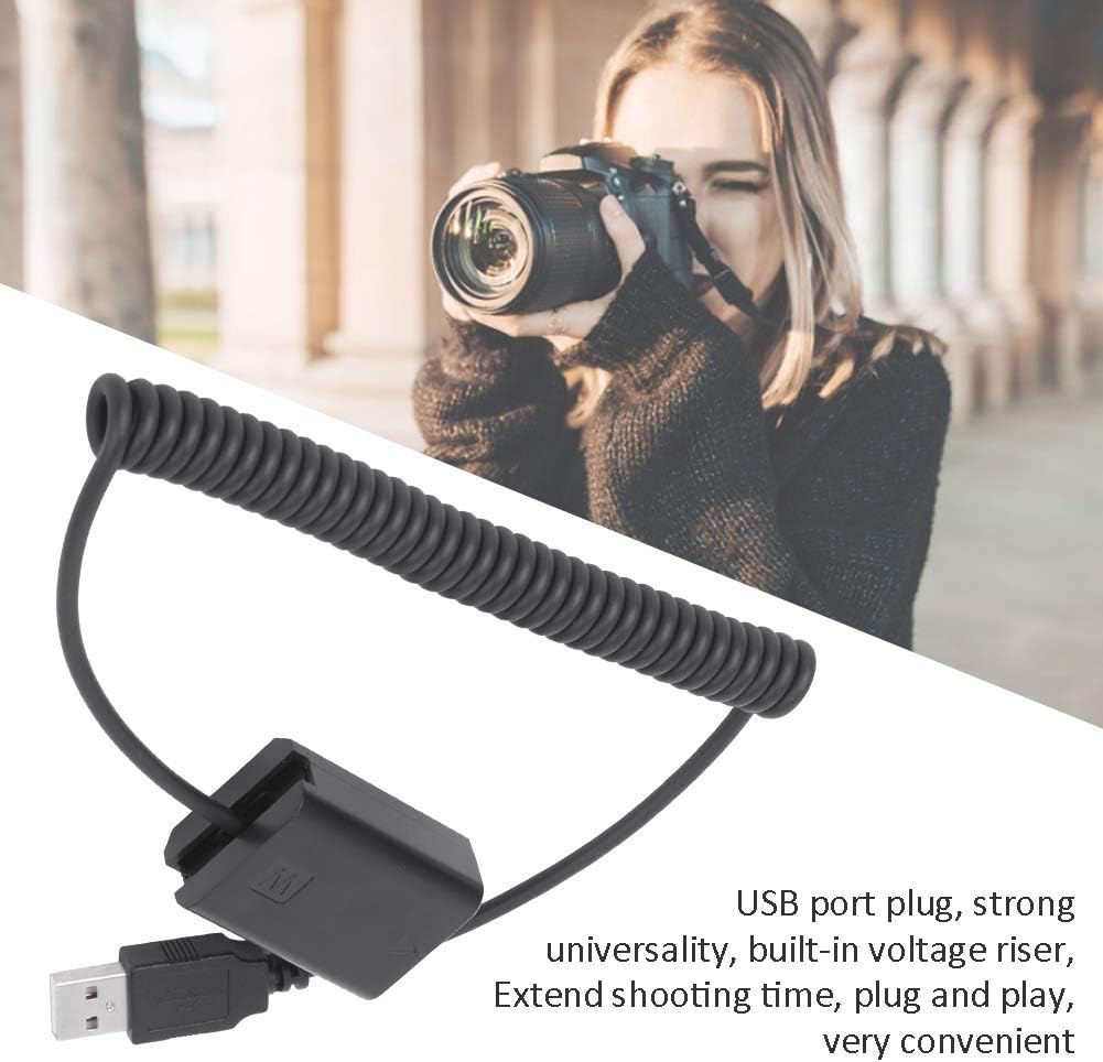 Qiilu Full Decoder Dummy Battery, USB to FW50 Full Decoder Dummy Battery Fit for A7/A7II/A7R/A7S/A7RII Camera - Image 5