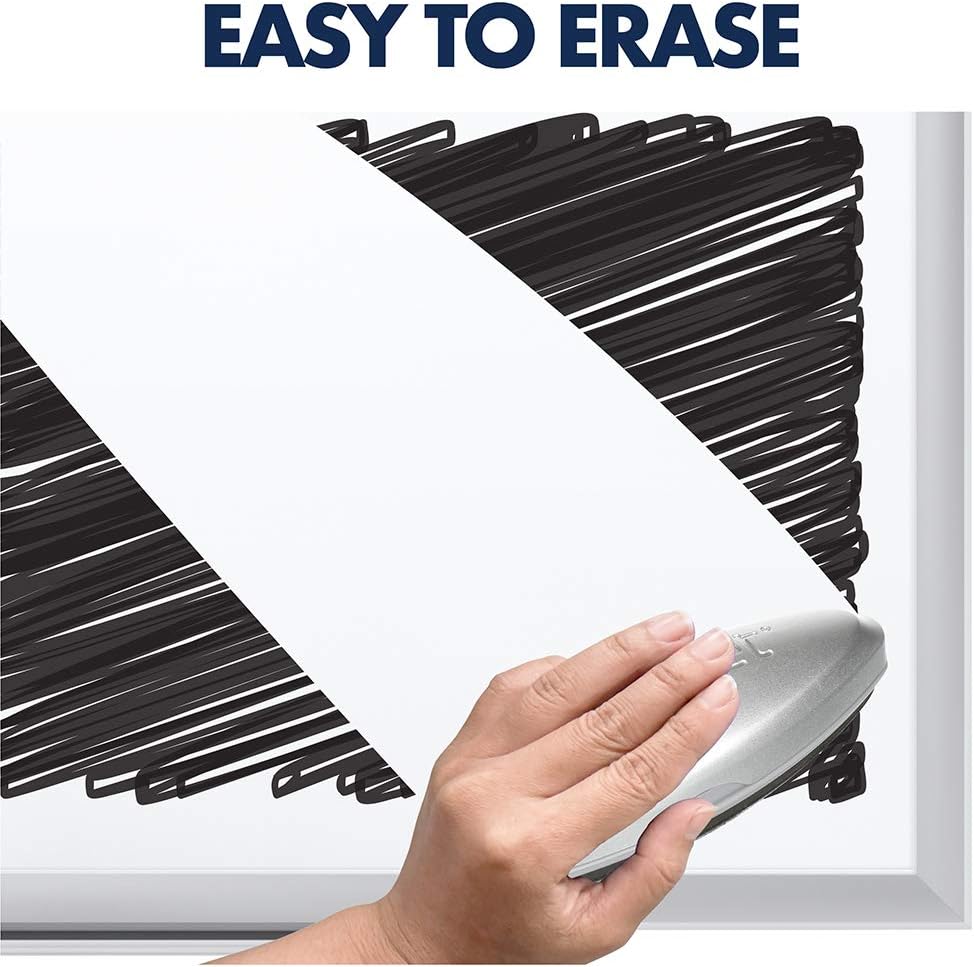Quartet Magnetic Whiteboard, 8' x 4' White Board, Nano-Clean, Silver Aluminum Frame (SM538) : Office Products