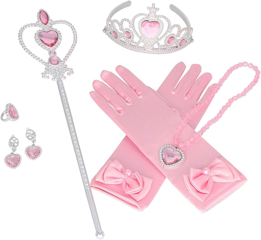 Fansport 6PCS Princess Dress up Accessories Set Cute Various Styles