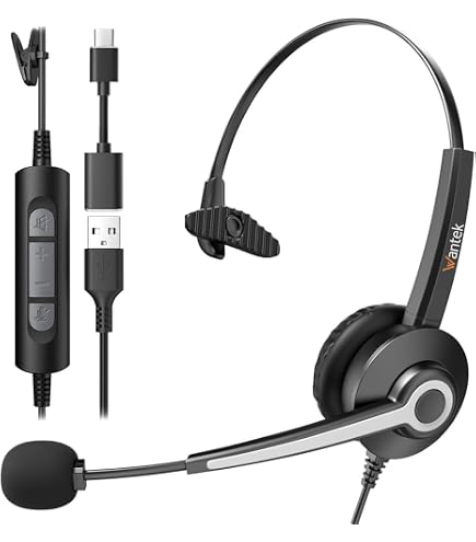 Panasonic KXTCA430S Comfort-Fit Foldable Headset with 2.5mm Jack