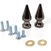 FD Supply Co. Firefighter Helmet Bourke Spikes - Fire Helmet Accessories for Flip Down Eye Shields - Firefighter Gifts for Men (Black)