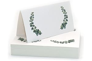 Place Cards Wedding, 50 Pcs Tent Table Name Place Cards White Paper Wedding Placecards Seating Card for Table Names Weddings 