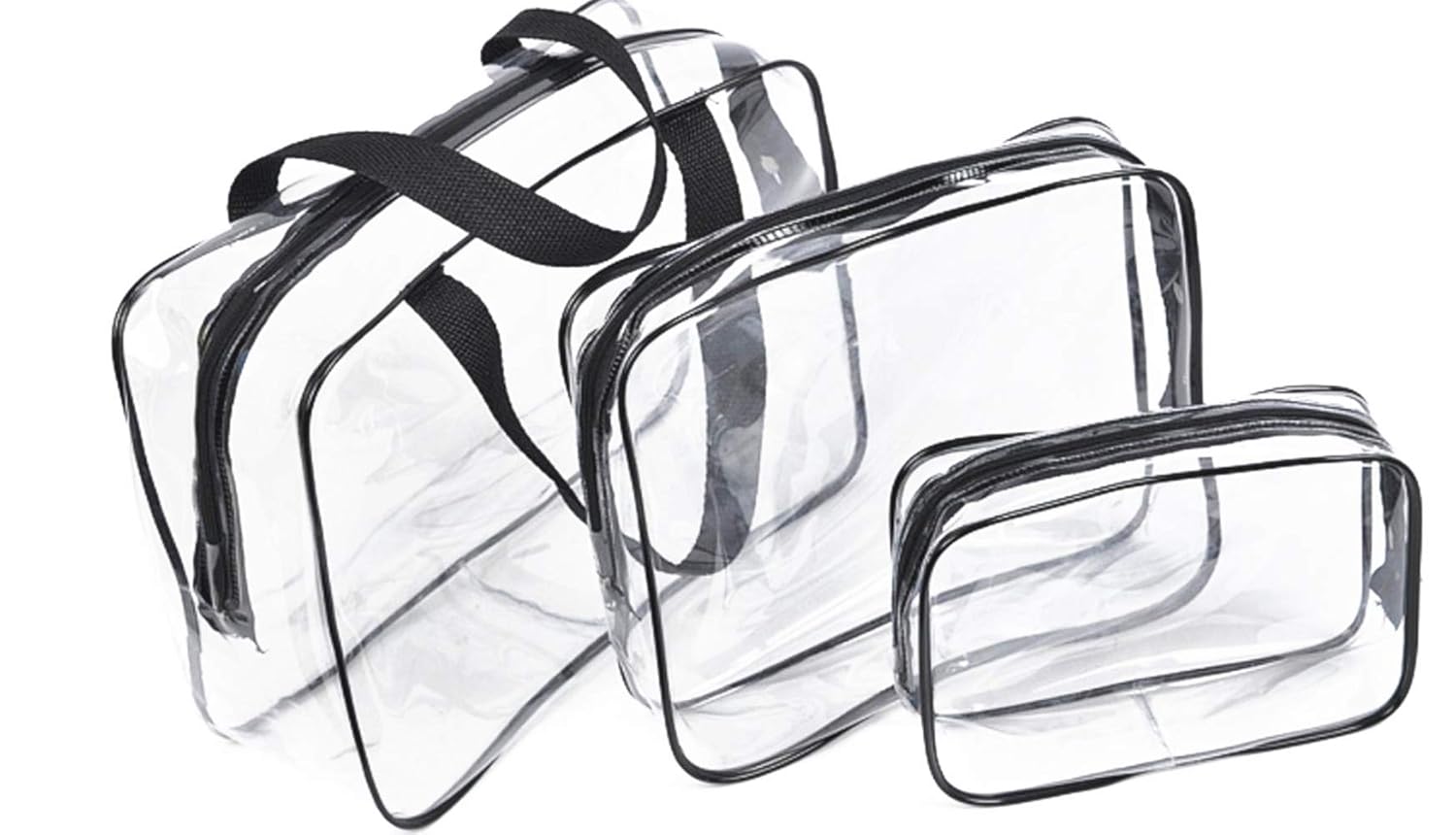 Best 20 Cm X 20 Cm Clear Makeup Bag