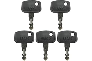 Newnessai 5Pcs Ignition Keys PL501-68920 Replacement for Kubota Tractor Mower Utility B26 BX1850D BX1860 BX1870 RTV-X1100CR R