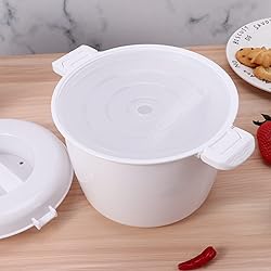 FEESHOW Food Grade Portable Microwave Rice Cooker