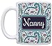 ThisWear Nanny Mothers Day Gift for Nanny Birthday Gift Nanny Grandma Gifts 11oz Ceramic Coffee Mug with Handle