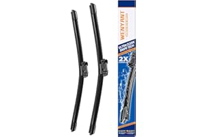 Wenyant 22"/22" Windshield Wipers Compatible with 2018-2014 Chevrolet Silverado GMC Sierra Front Wiper Blades for My Car Original Equipment Automotive Replacement (Set of 2)