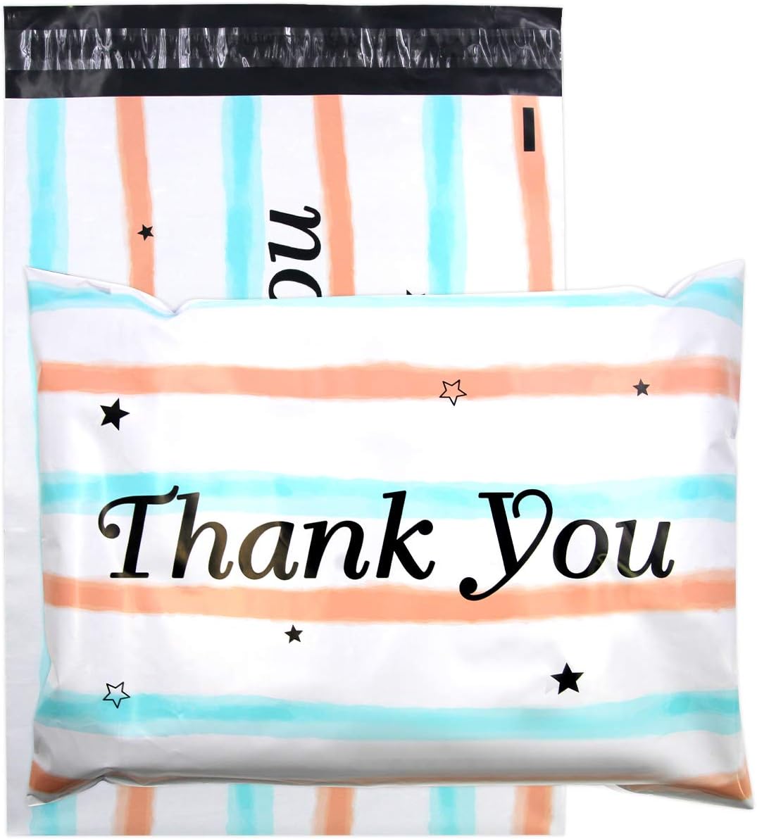 Thank You Shipping Bags Poly Mailer Bag Plastic Mailing Bag 100 Packs 10 X 13 Self Seal Adhesive for Business : Office Products
