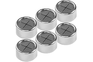 ELEOUTI 6pcs No Drill Towel Hooks Self-Adhesive Strong Stick-on Cabinet and Door Mounted Hooks for Bathroom