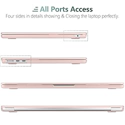 TWOLSKOO for M3 MacBook Air 13.6 Inch Case 2022
