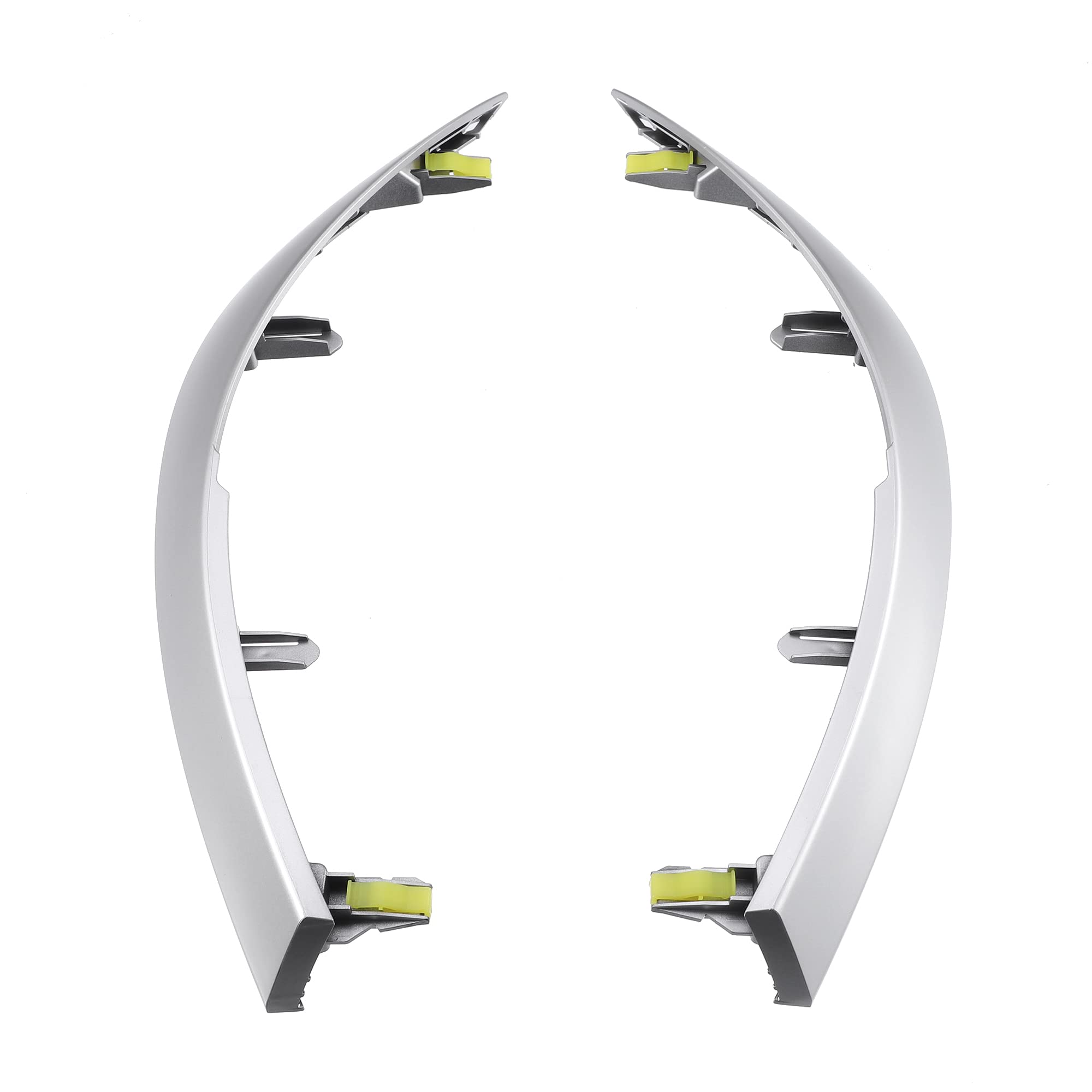 Photo 1 of X AUTOHAUX Left and Right Upper Side Central Dashboard Cover Strip Trim for Toyota Corolla 2008-2013 55436-02330 55435-02370 Center Dash Navigation Side A/C Outlet Air Vent Panel Strip 1 Pair
