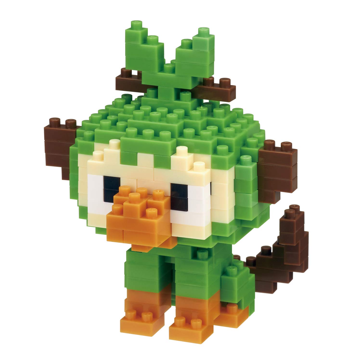 nanoblock NAN21610 Pokemon Grookey Ouistempo Chimpep Toy, Multicolored