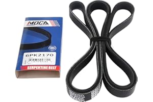 MOCA AUTOPARTS MOCA EPDM 6PK2170 Belt Compatible with 10-11 for Chevrolet Camaro 6.2L & 02-05 Explorer 4.0L & 00-08 for Ford Ranger 3.0L & 03-07 for Mazda B3000 3.0L & 09-10 Grand Vitara 3.2L & 16-17 Canyon 2.8L