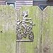 Bike Art, Metal Wall Art Haiti, Traditional Folk Art 8 x 15 Inches