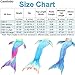 Camlinbo 3PCS Girls' Swimsuit Mermaid Tail For Swimming Tropical Bikini Set Support Monofin,A-aurora,Child XX-Large/10-12/Tag 150