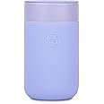 W&P Porter Ceramic Mug w/Protective Silicone Sleeve, Lavender 16 Ounces | On-the-Go | Reusable Cup for Coffee or Tea | Portable | Dishwasher Safe