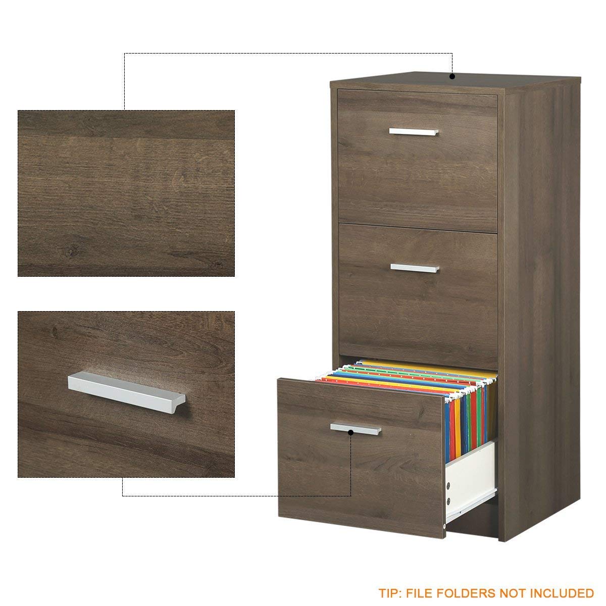 Devaise 2 Drawer Wood Filing Cabinet Letter Size A4 Dark Oak Office Products Dprd Tasikmalayakab Go Id