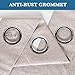 H.VERSAILTEX 100% Blackout Curtains for Bedroom 84 Inches Long Grommet Linen Face Full Light Blocking Curtain Drapes for Living Room Thermal Linen Look Curtains 2 Panels Set, 52