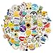 Nature Variety Vinyl Sticker 53 Pack | Perfect for Water Bottles, Phone Cases, Computers and Much More! | Waterproof & Easily Removable
