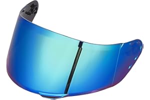 AUBOA Colorful Visor for MD-813 Full Face Motorcycle Helmets (Visor, Colorful)