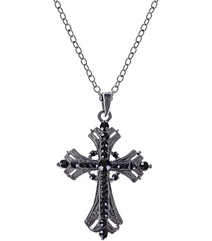 Amazon.com: Platinum Cross Pendant Cross Necklace or Pendant
